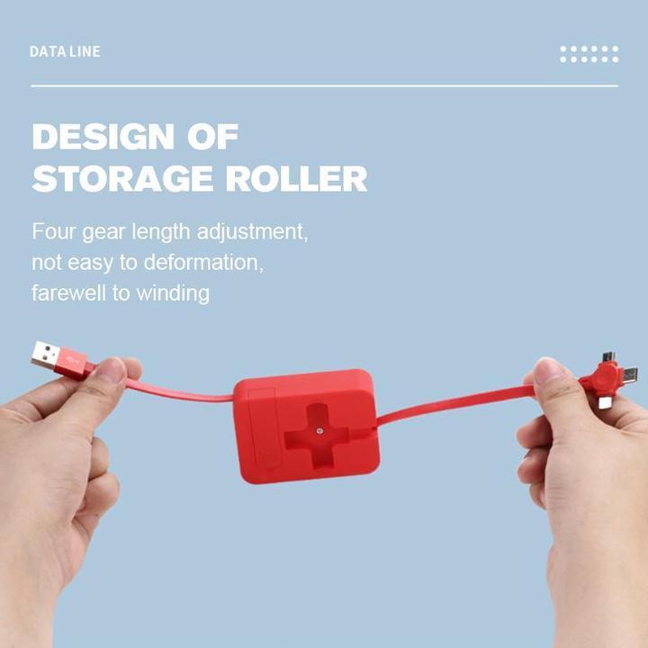 3-In-1 Data Cable Phone Stand