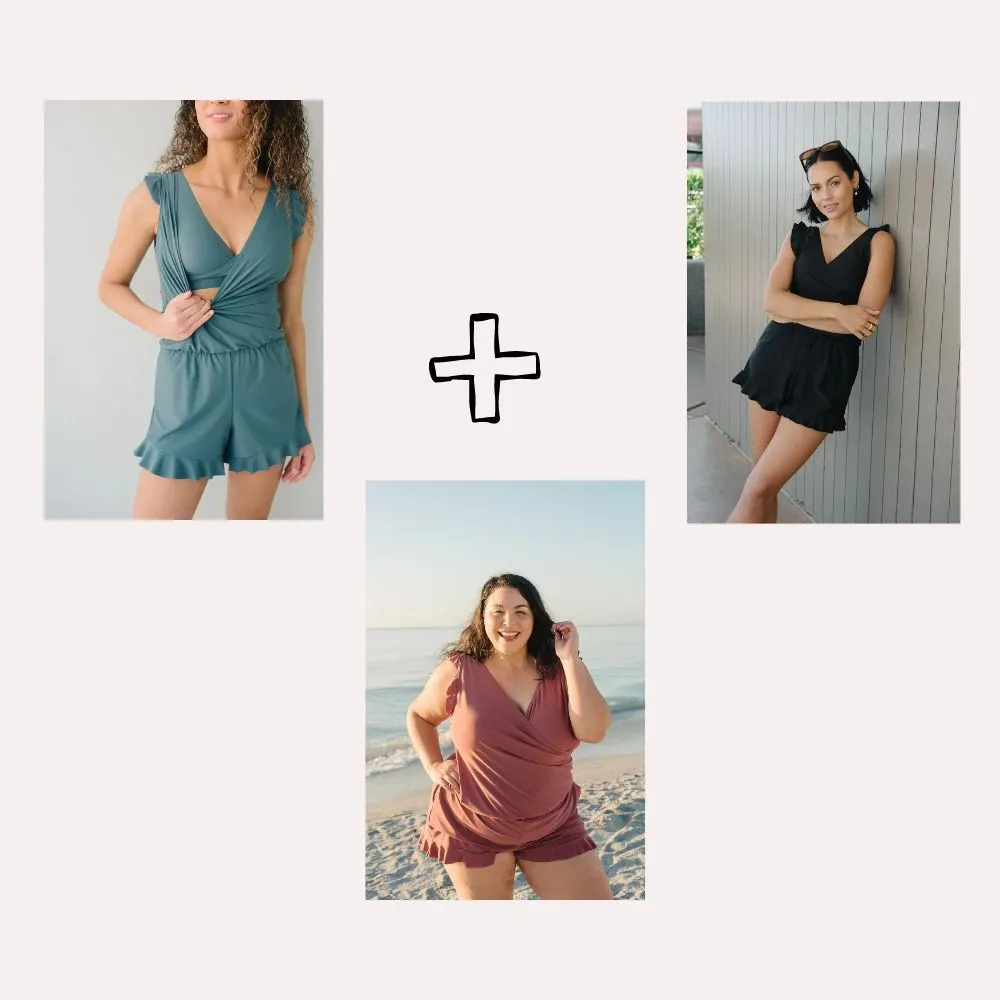 Stellwise LAST DAY 49% OFF🔥Built in bra and Leggings Swim Romper