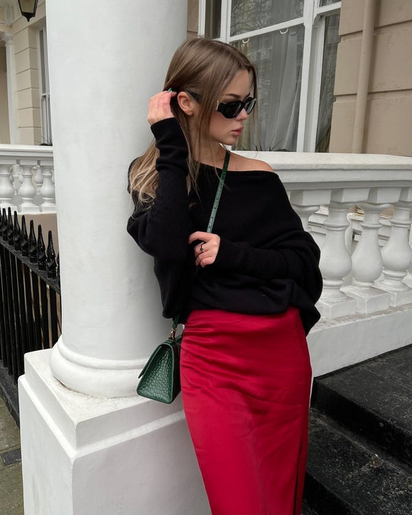Asymmetric Draped Jumper