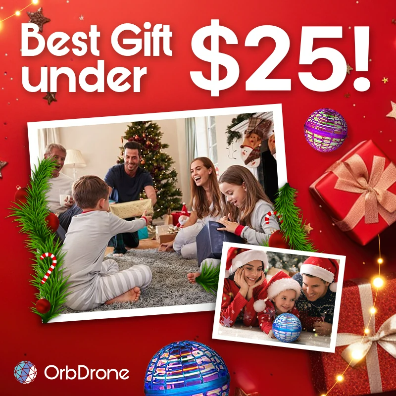 OrbDrone - 🎄Early Christmas Sale-50% OFF🎁 Flying Orb Pro Spinner Mini Drone