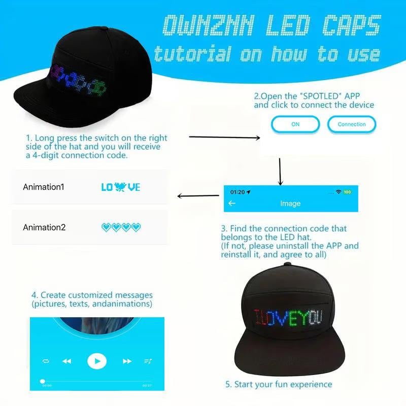 🔥🔥Last Day 49% OFF🎁LED Pixel CapScreen