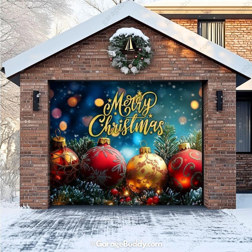 Garage Buddy | Merry Christmas | Christmas Garage Door Cover