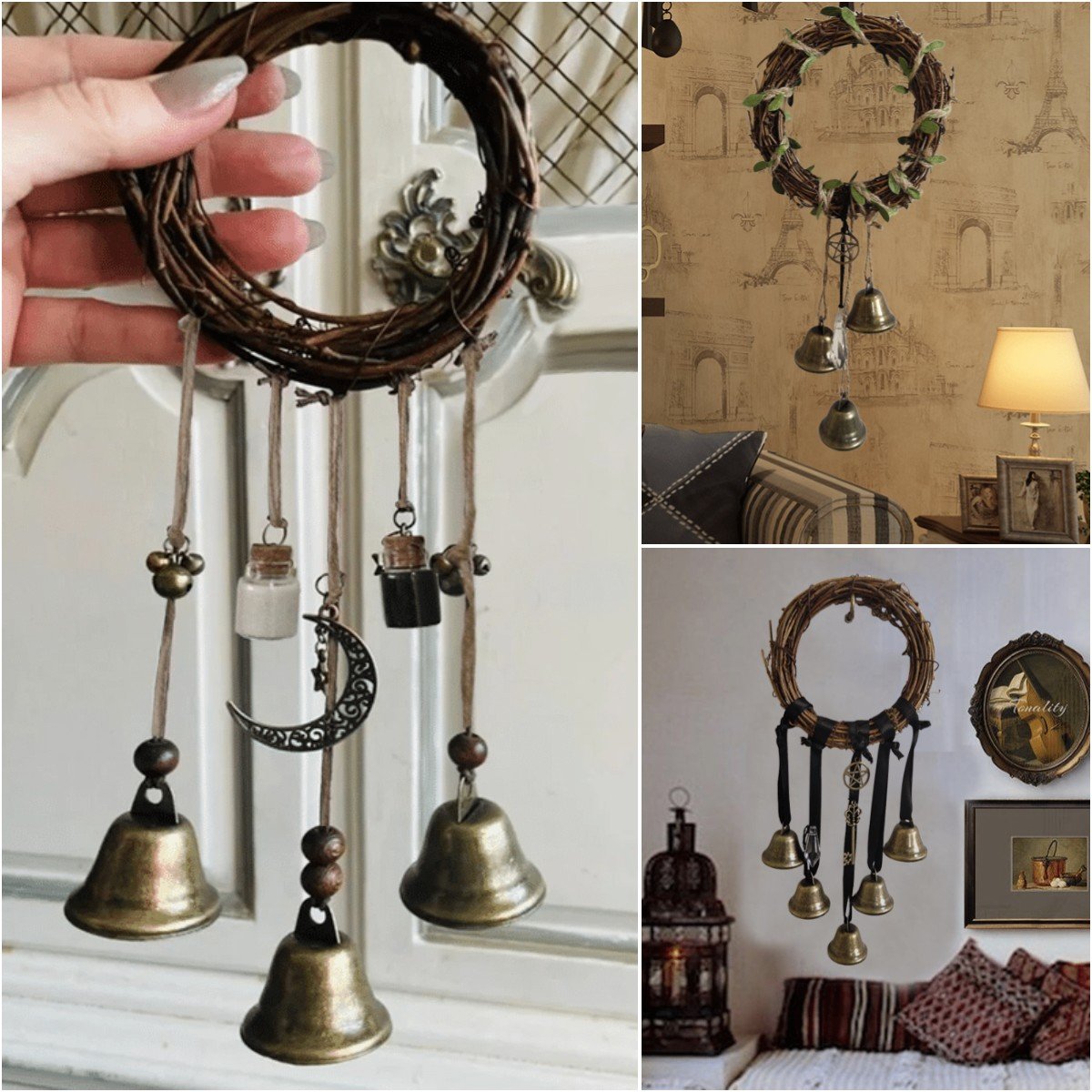 🔔 Witch’s Protection Bells | Spiritual Door Protection Charm