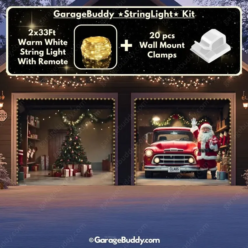 Garage Buddy | Santa's Garage | Christmas Garage Door Cover