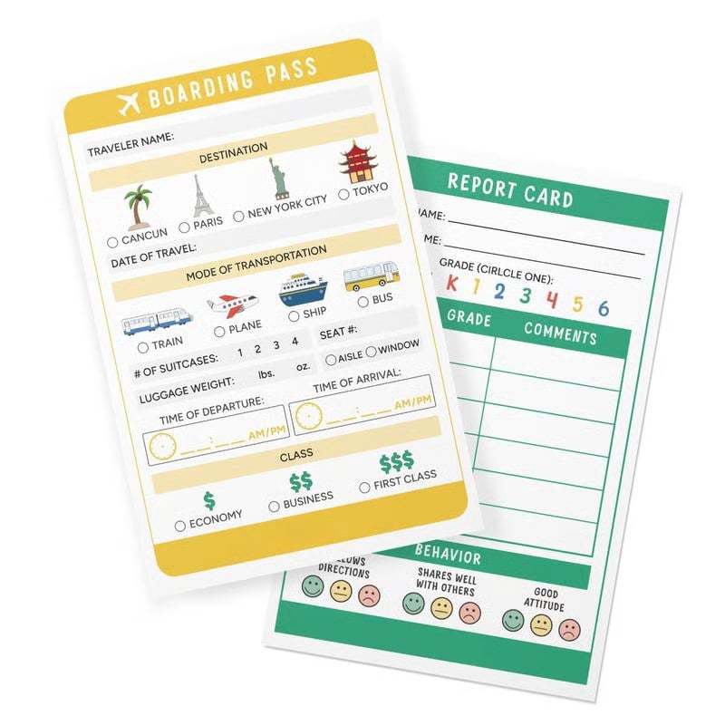 🎁Last Day 49% OFF - 🥳 Pretend Play Notepads | 2-Pack✨
