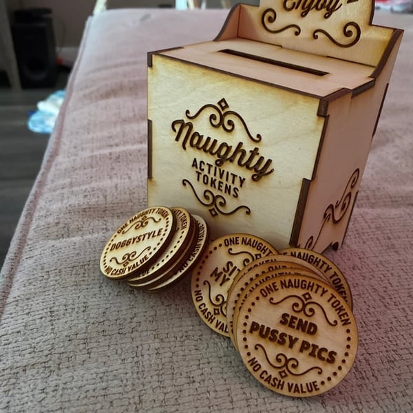 Bang Box Set, Naughty Activity Tokens For Couples