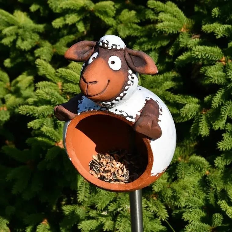🐦🐦 Garden Stake -Bird Feeder
