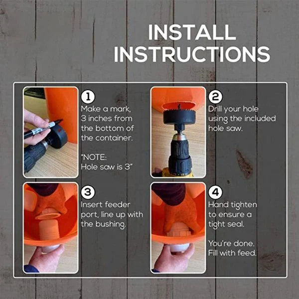 (🔥2024 New Year Hot Sale) DIY Chicken Feeder