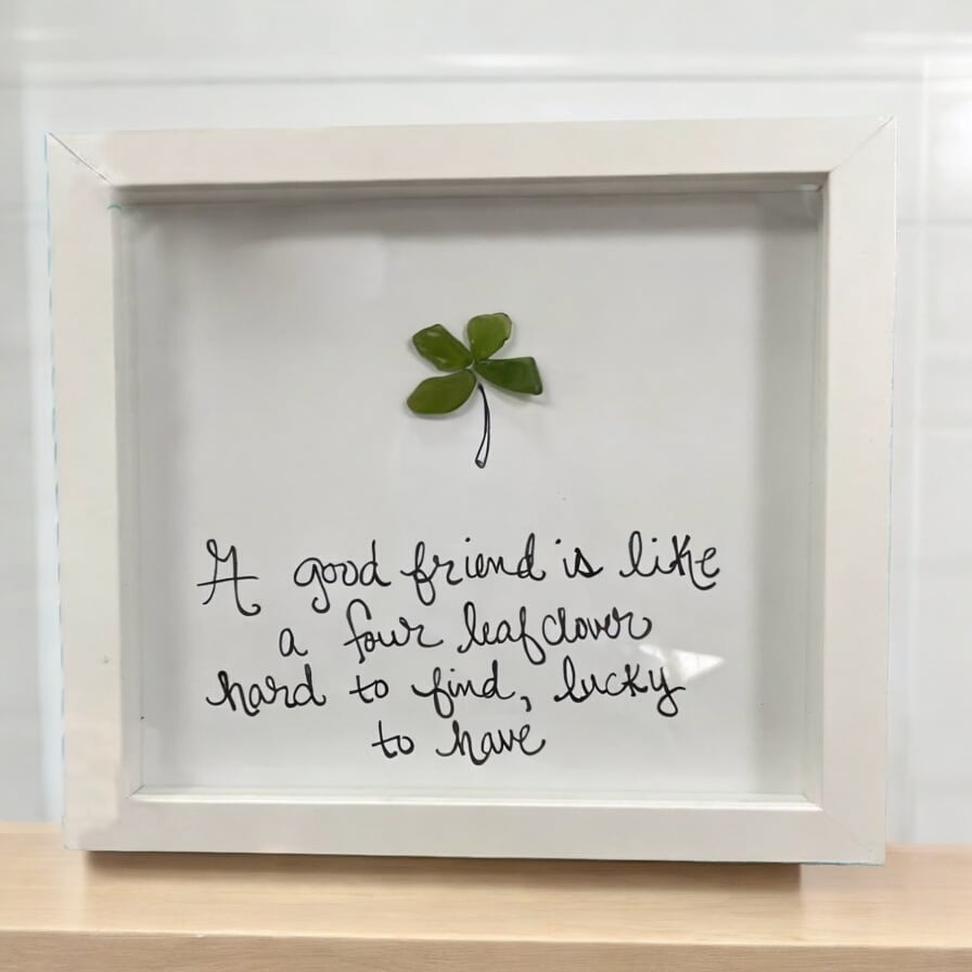 Friendship sea glass🖐️Handmade
