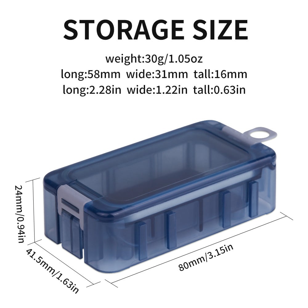 Magnetic fish hook storage cube