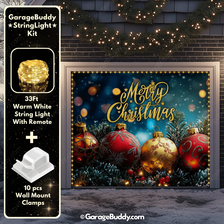 Garage Buddy | Merry Christmas | Christmas Garage Door Cover