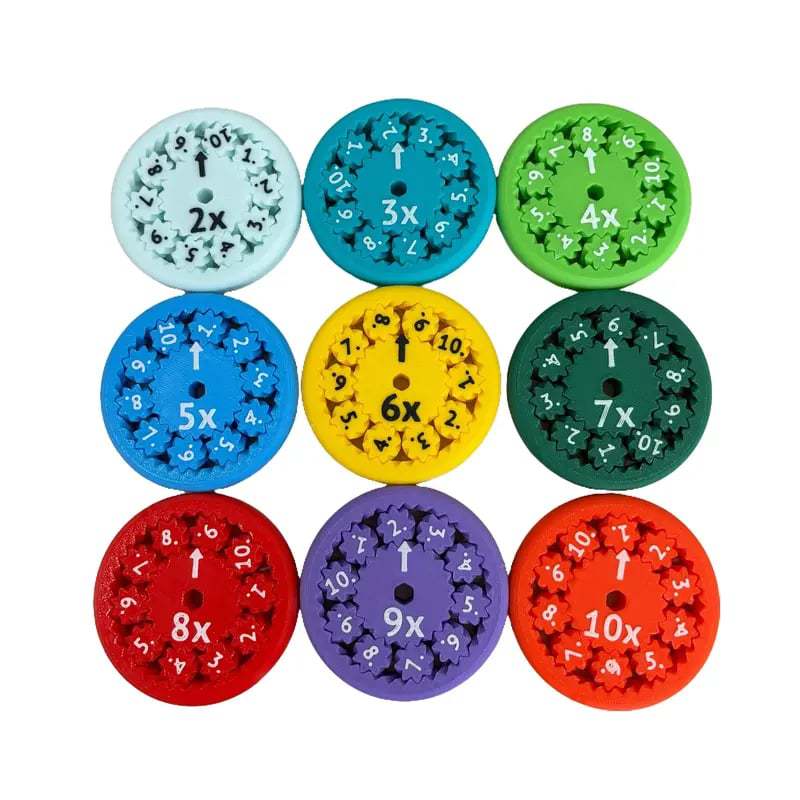 💡Math Fact Fidget Spinners📖-An educational spinning toy for learning arithmetic