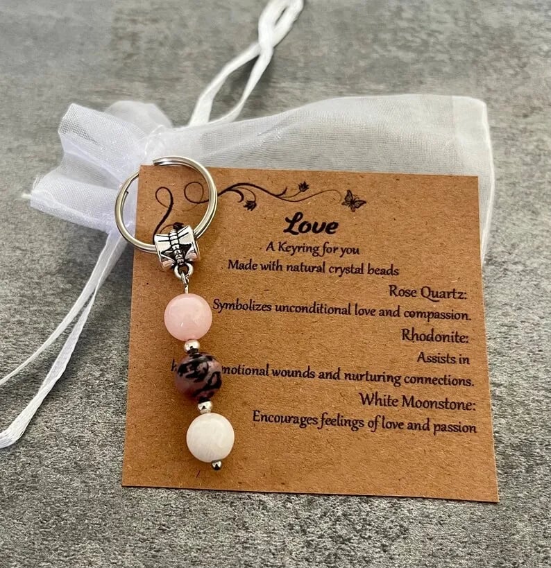 🔥LAST DAY 50% OFF - 🌟Natural crystal keychain 🌟