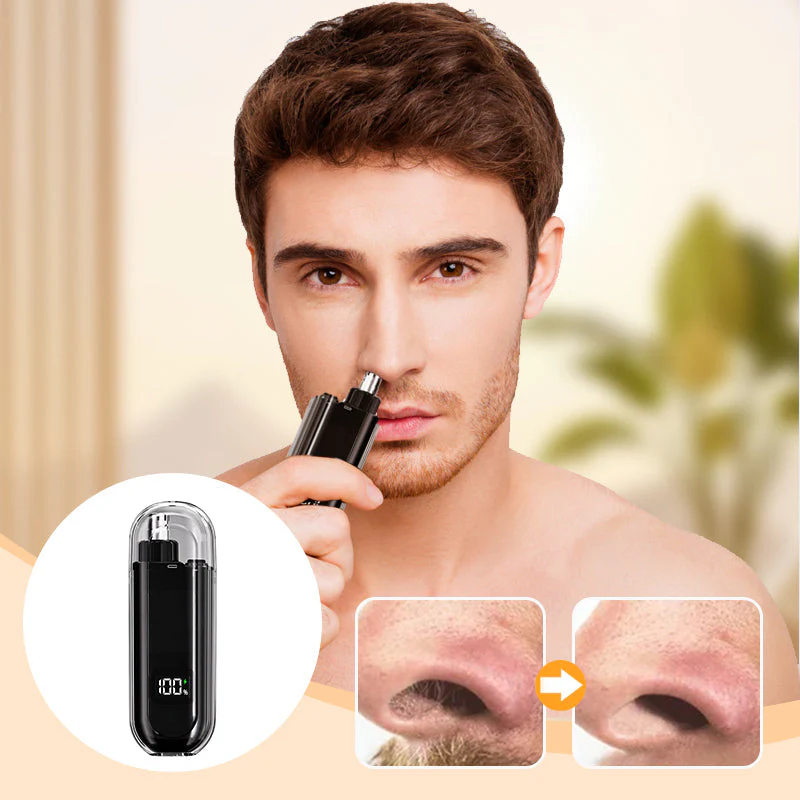 👃 50% OFF NOW! ✨ Electric Nose Hair Trimmer – Painless, Waterproof & Quick 1-Second Trimming 🎁