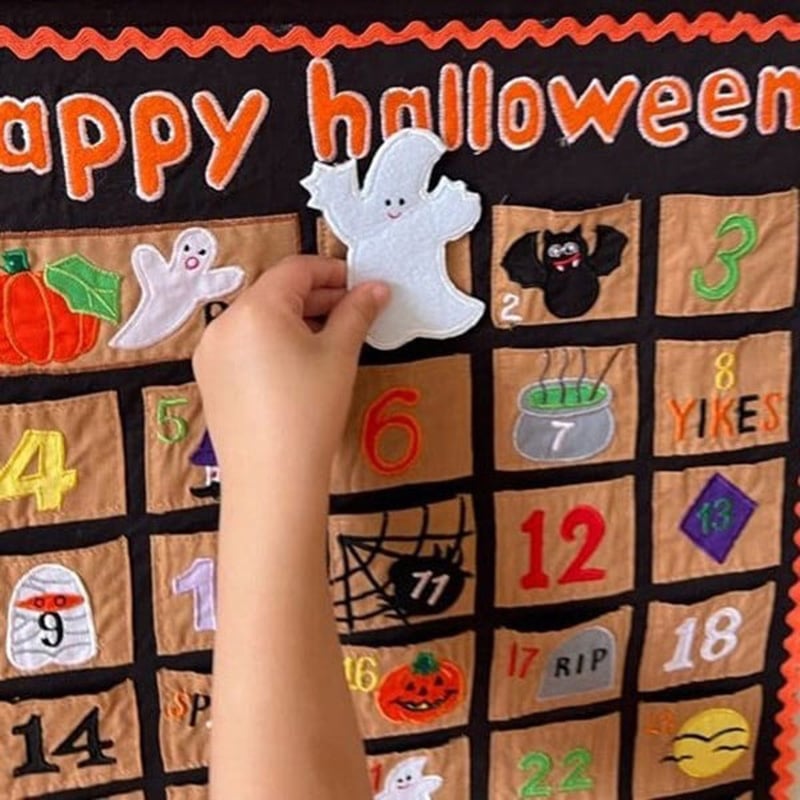 🔥Last Day 49% Off🎃Halloween Advent Countdown Calendar Decoration