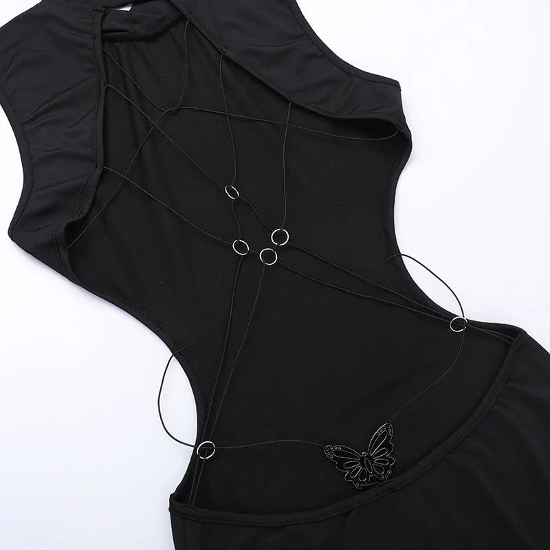 🔥Last 4 hours 49% OFF - 👗Women's Backless Butterfly Decor Bodycon Dress(BUY 2 FREE SHIPPING)