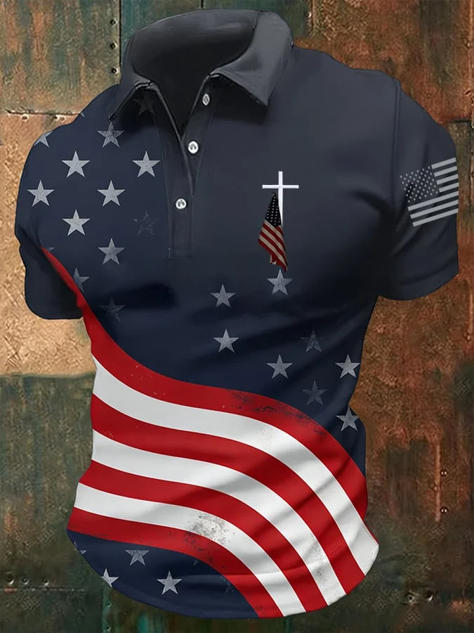 R.E.D. Friday Remember Everyone Deployed Men's Camo Polo Shirt | Patriotic Military Support Tee