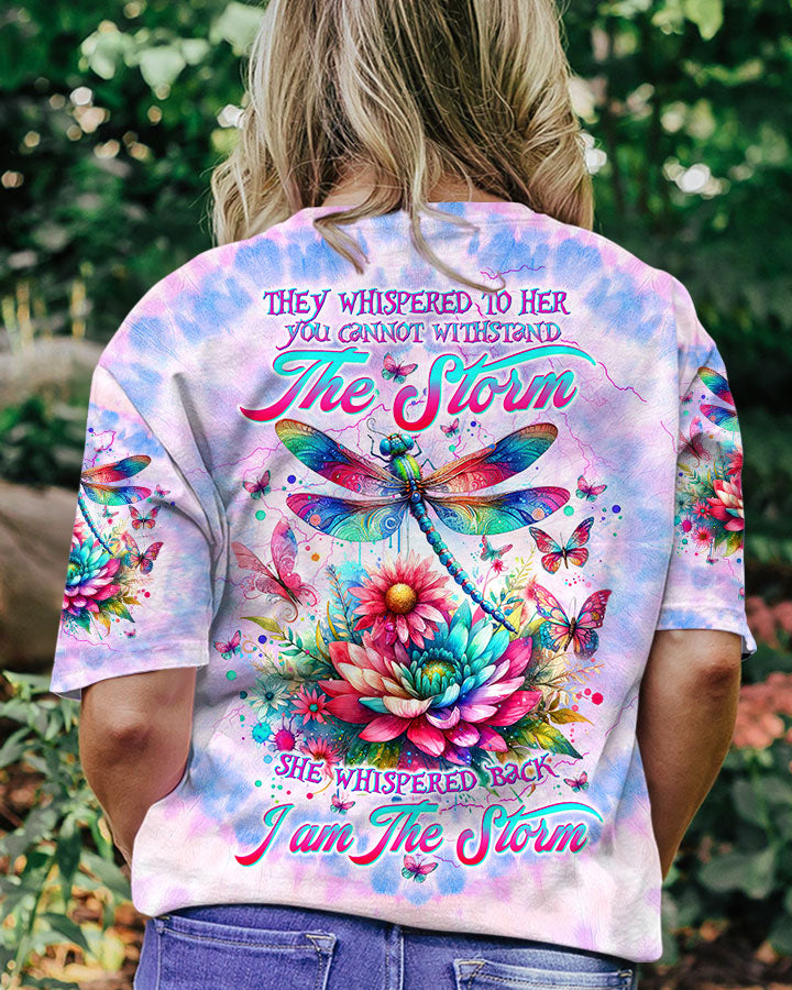 I AM THE STORM DRAGONFLY FLORAL ALL OVER PRINT - TLTW0412235