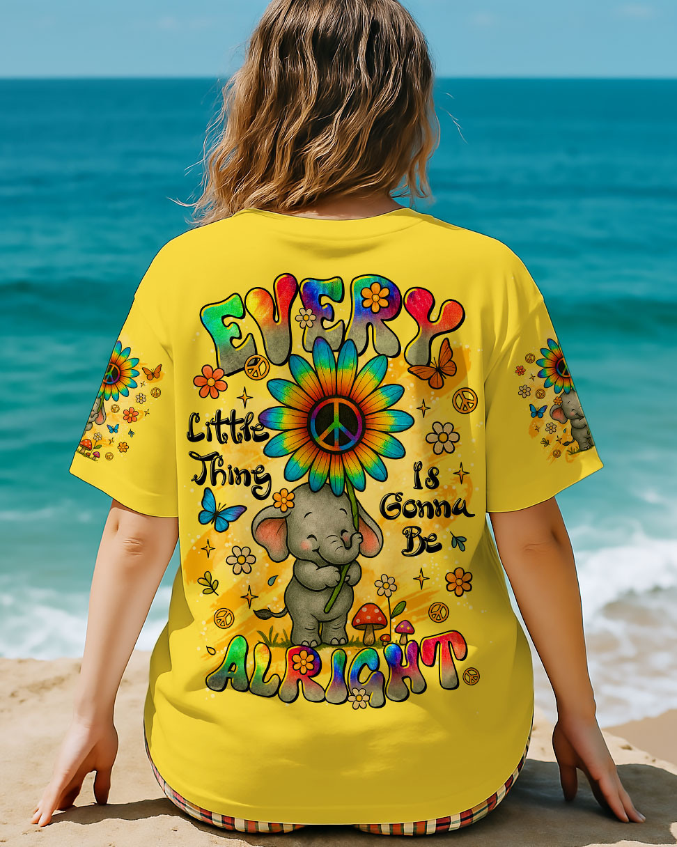 EVERY LITTLE THING IS GONNA BE ALRIGHT ELEPHANT ALL OVER PRINT - TLTR0708252