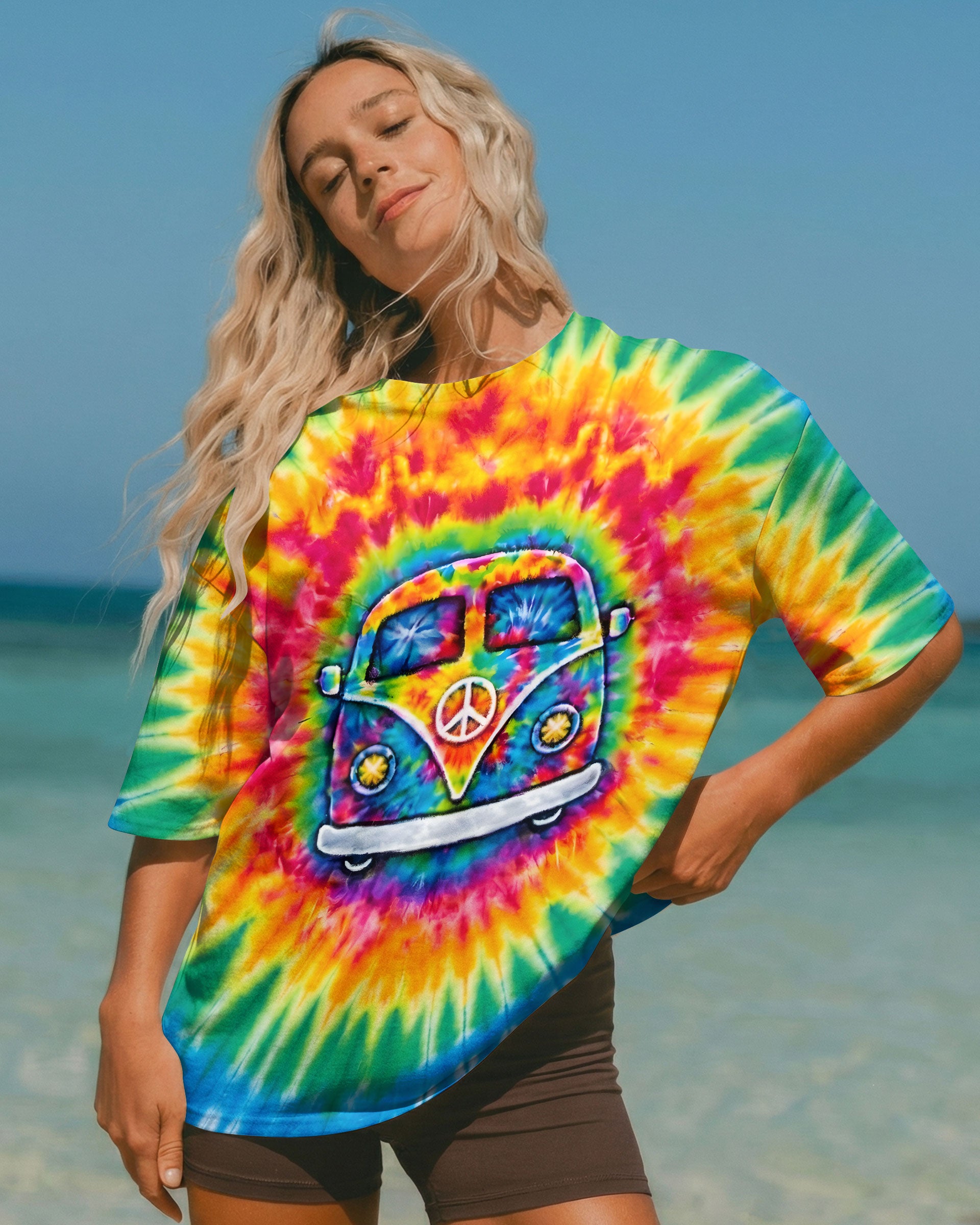 RUNNING AGAINST THE WIND BUS SWIRL ALL OVER PRINT - TLTW1901262