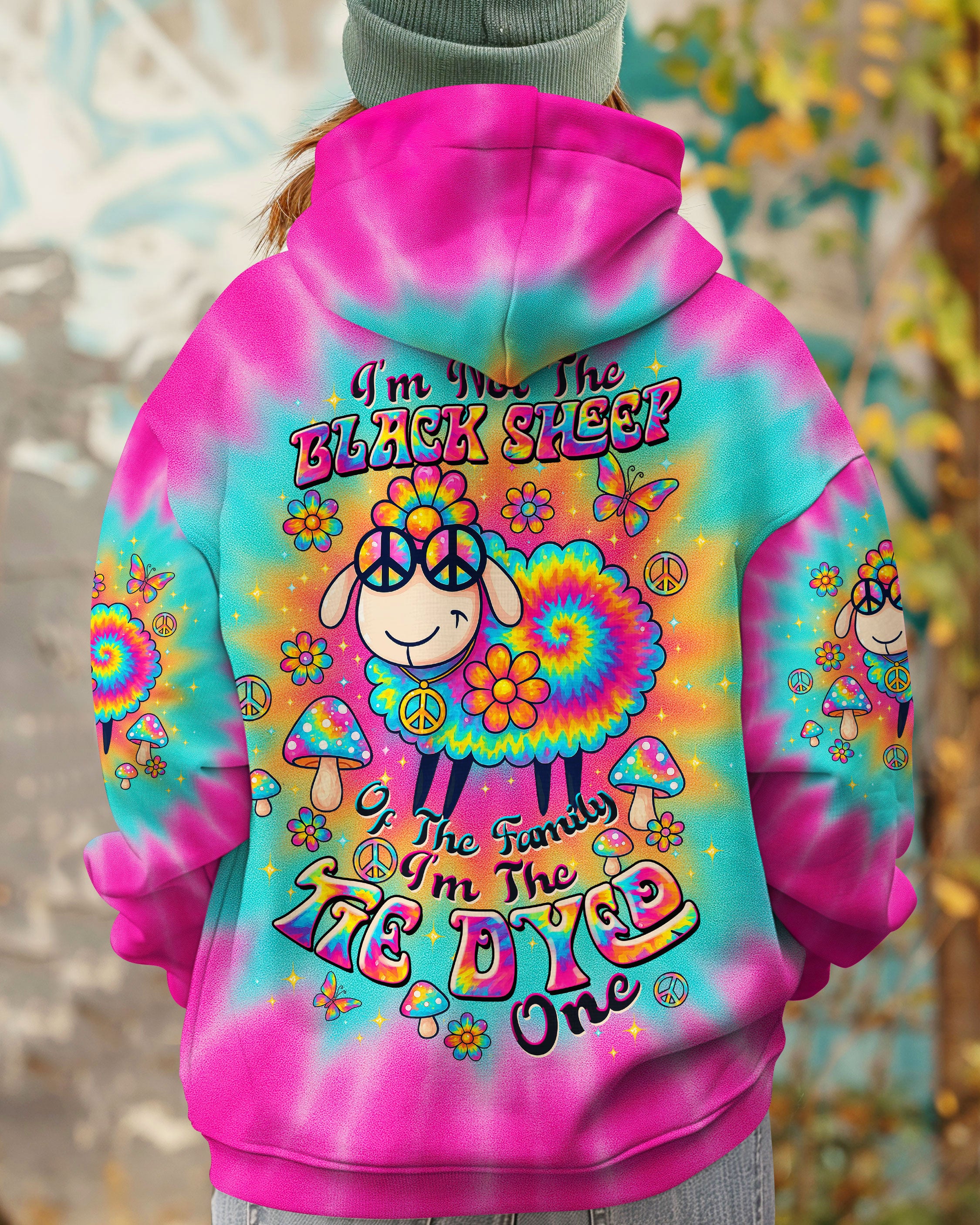 I'M NOT THE BLACK SHEEP TIE DYE ALL OVER PRINT - TLTW2006254