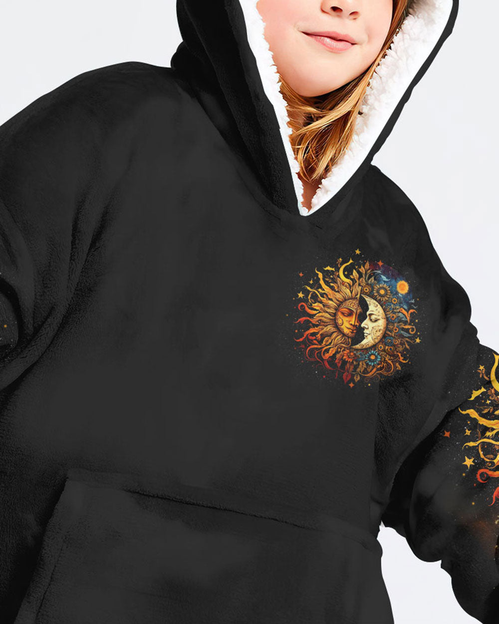 LIVE BY THE SUN SHERPA BLANKET HOODIE - TYTM2702237