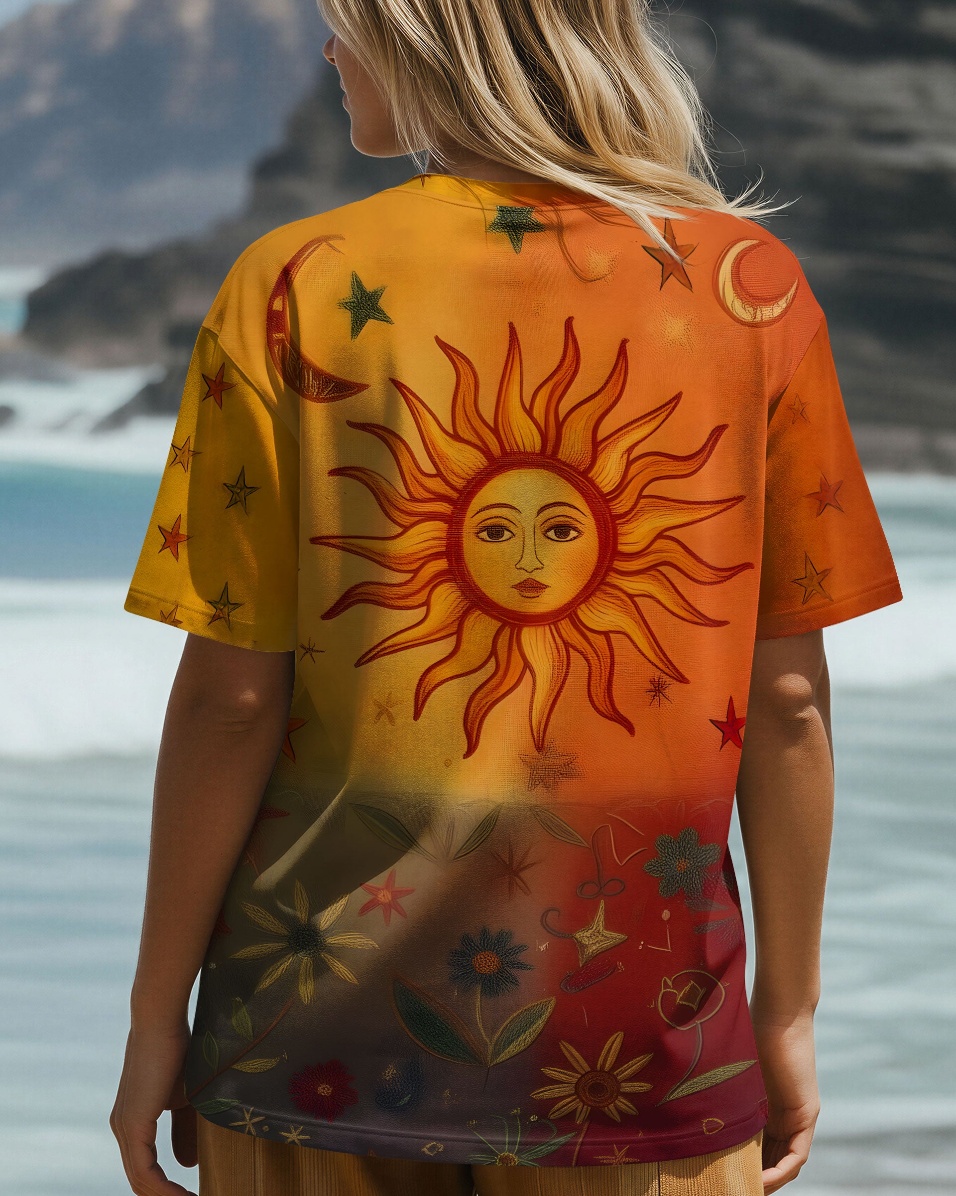 BOHO SUN AND MOON GARDEN ALL OVER PRINT - TLTW0212253