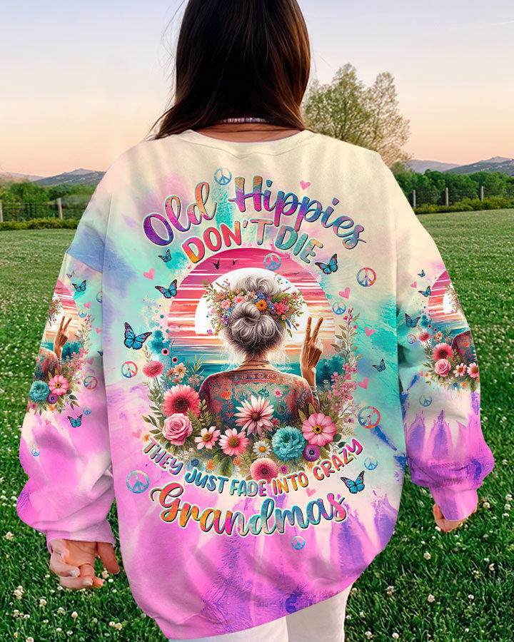 OLD HIPPIES DON'T DIE FLORAL ALL OVER PRINT - TLTW1612235