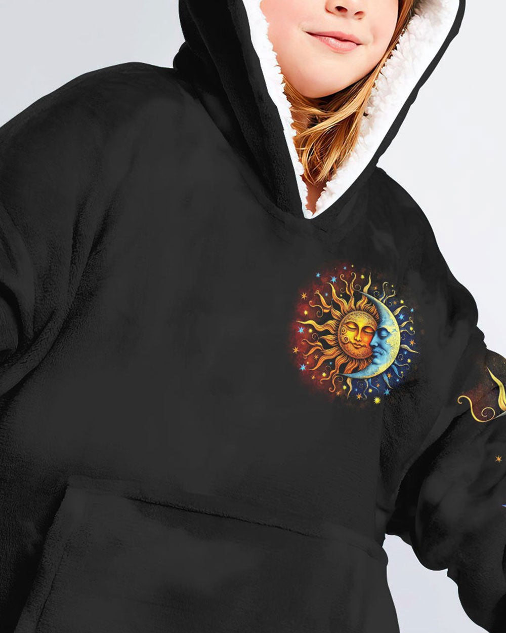 LIVE BY THE SUN SHERPA BLANKET HOODIE - TYTM2303233