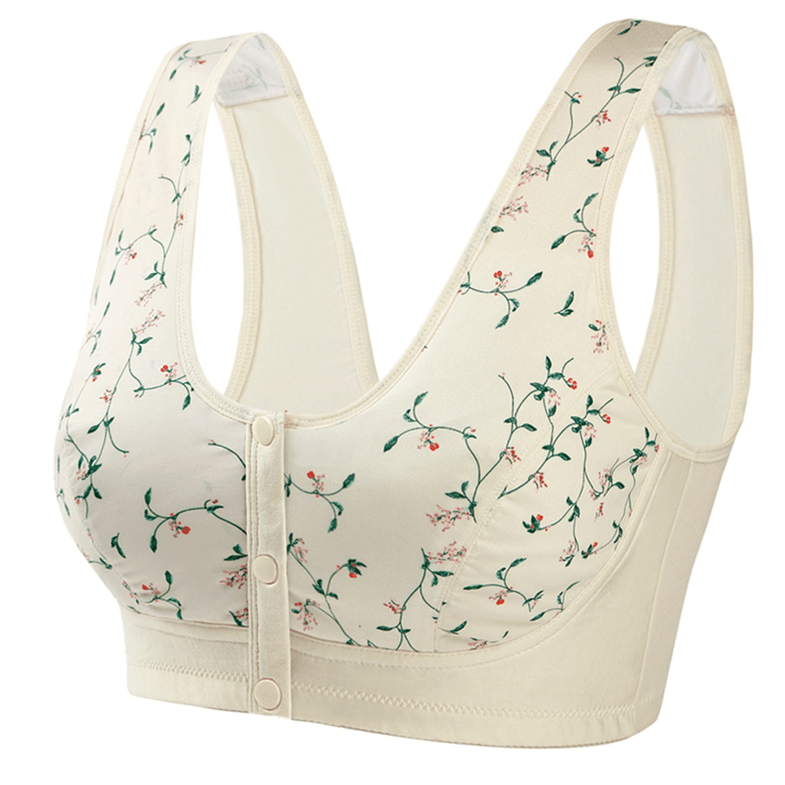 (3 PCS) CONVENIENT FRONT BUTTON BRA - Popsalie Bra