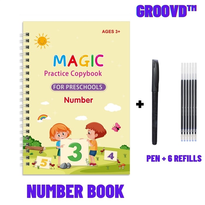 Thegroovd Magic Groove Books - Children’s Magic Copybooks