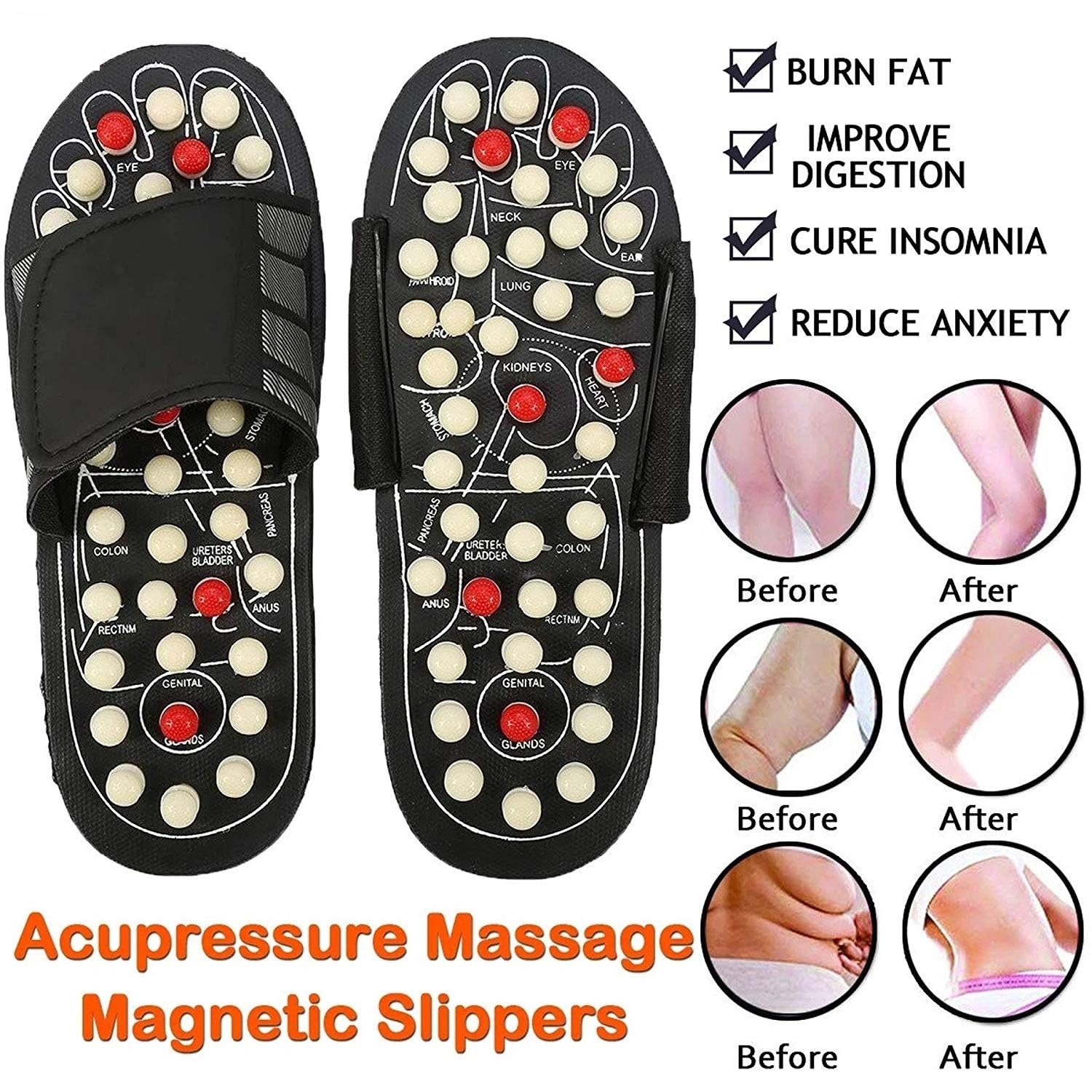 Acupressure and Magnetic Therapy Slippers 🔥60% OFF!🔥