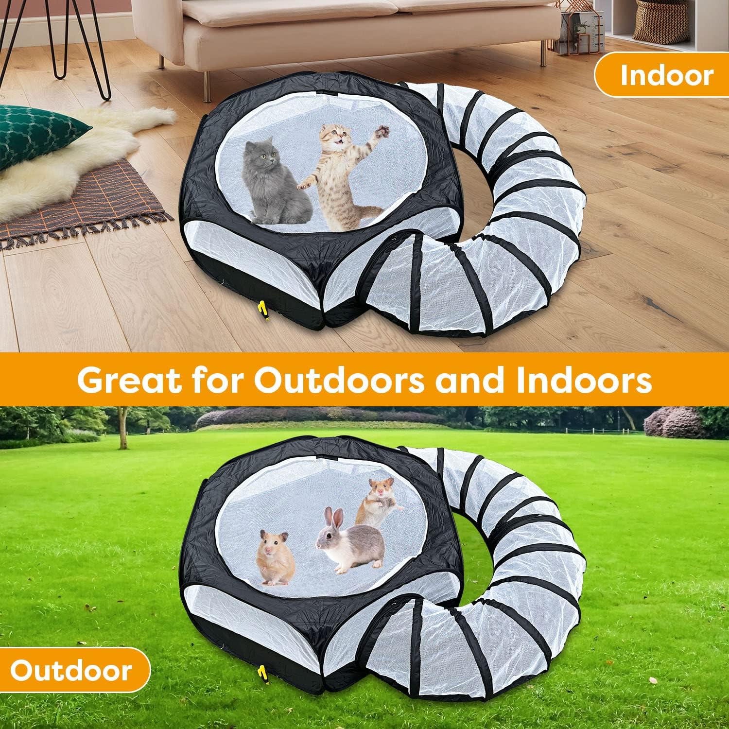Small animal tunnel fence