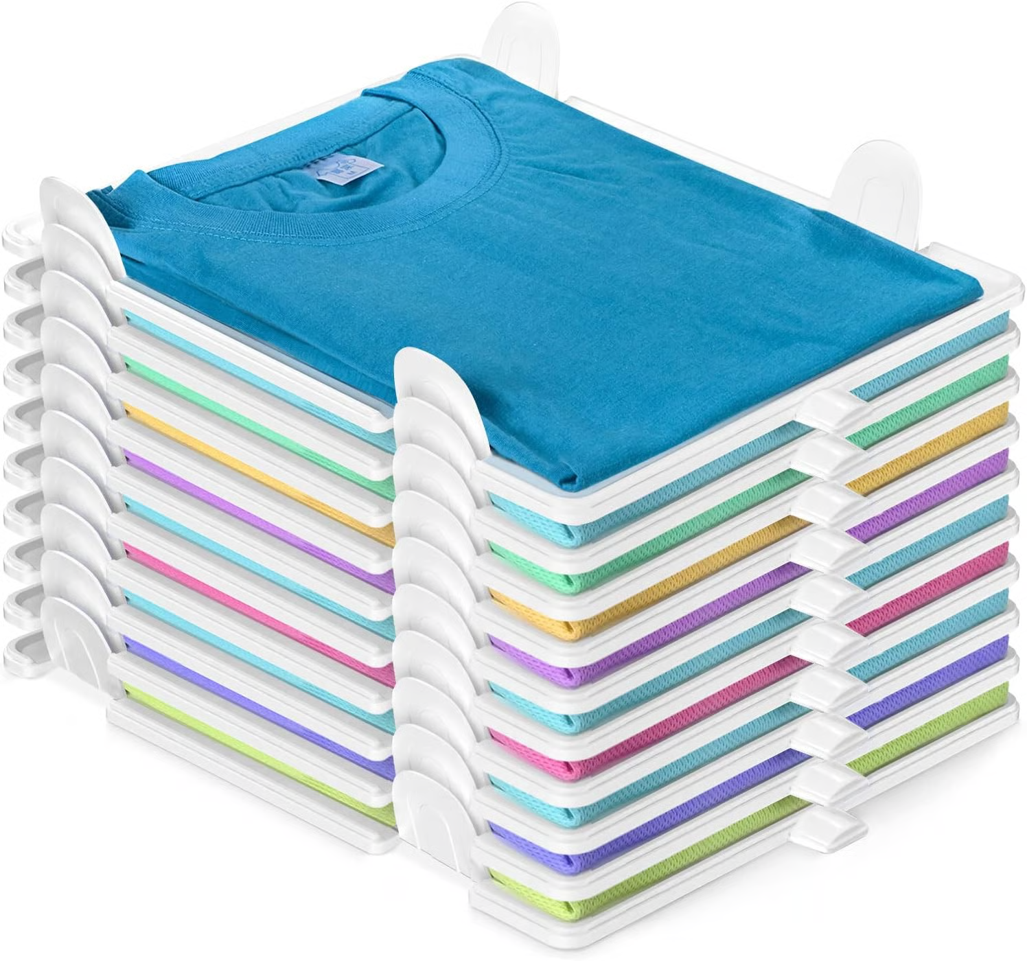 Space-Saving Stackable Clothing Organizer – Keeps Lightweight Clothes Neat & Accessible