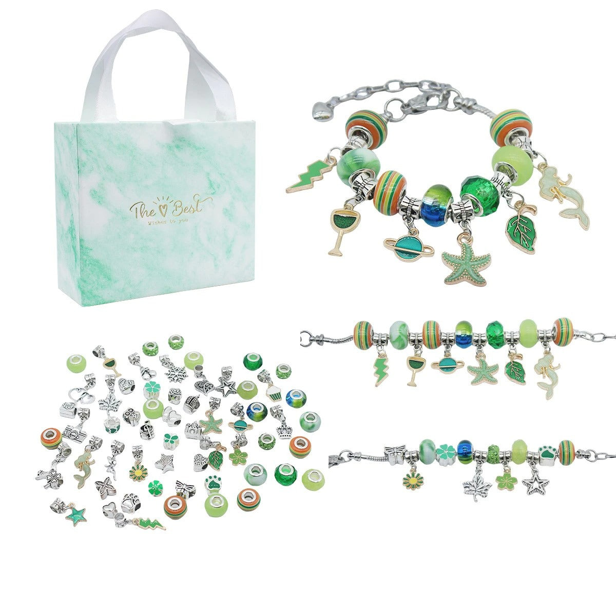 DIY Crystal Bracelet Set
