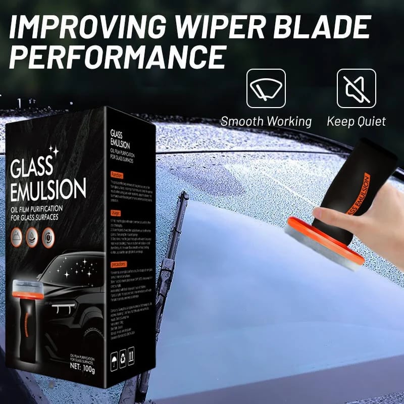 ⚡50K+ SOLD!🔥🚗 2026 New Upgrade Glass Deep-Clean Tool – Instantly Removes Stubborn Oil Film & Road Grime