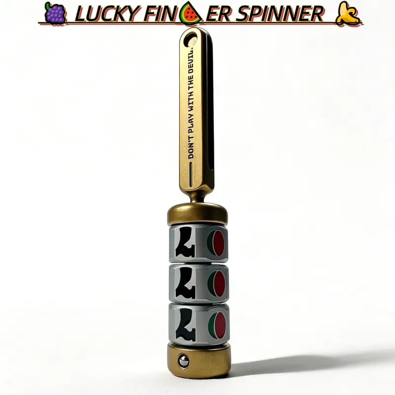 ✨2026 New EDC Fidget Toy Lucky Metal Stress-relief Finger Spinner
