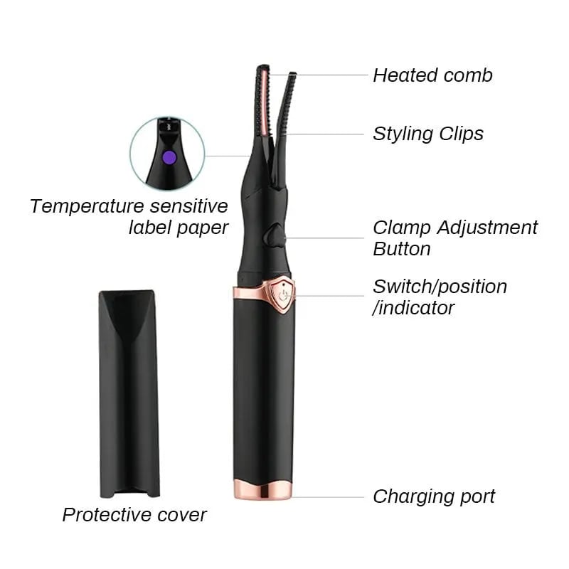 💖Electric Eyelash Curler for Instant Glam ✨Blink & Dazzle!