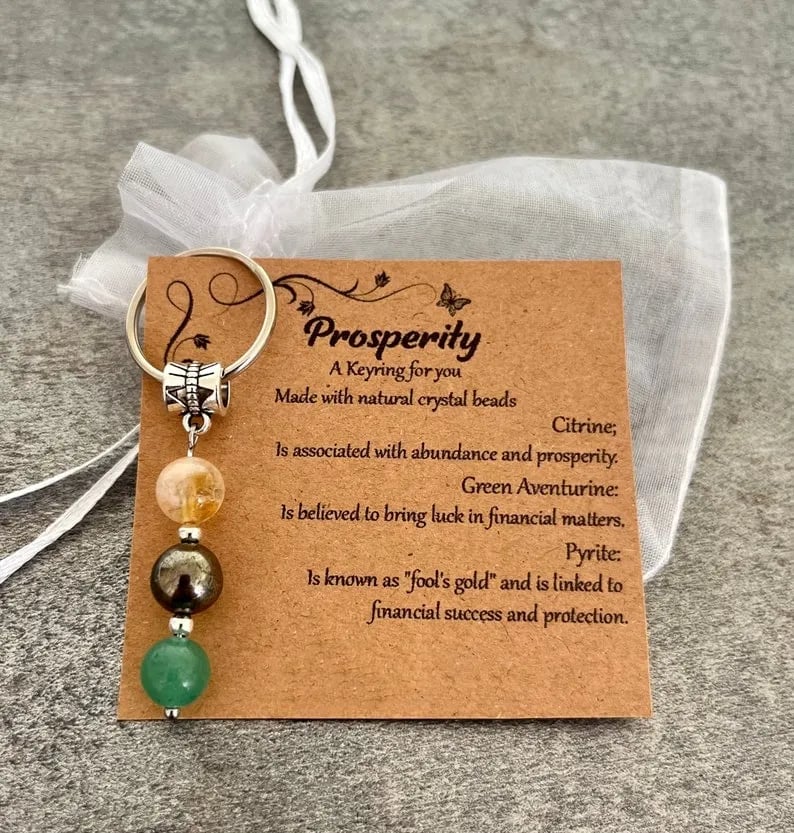 🔥LAST DAY 50% OFF - 🌟Natural crystal keychain 🌟