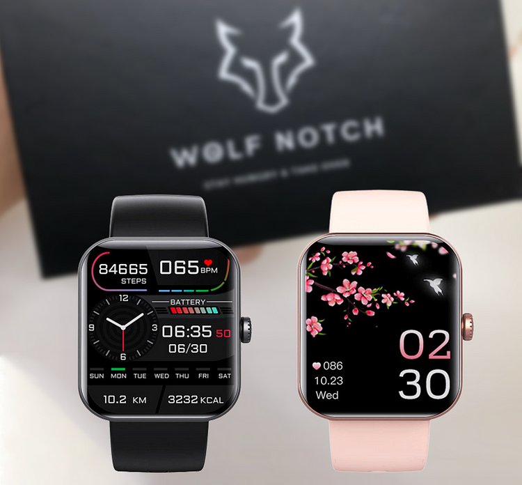 Wolfnotch Smartwatch - Painless Blood Sugar Measurement