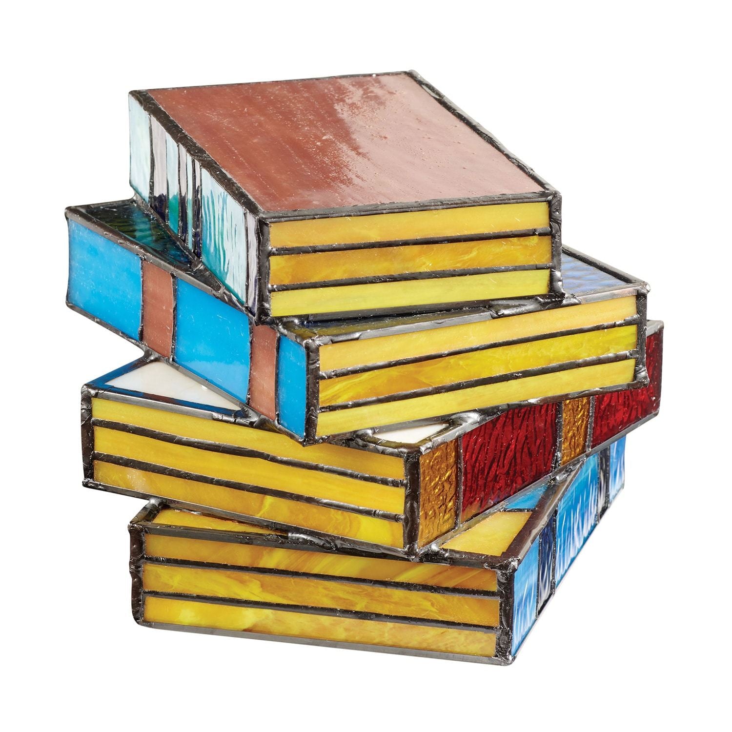 📚📚Stained Glass Stacked Books Lamp