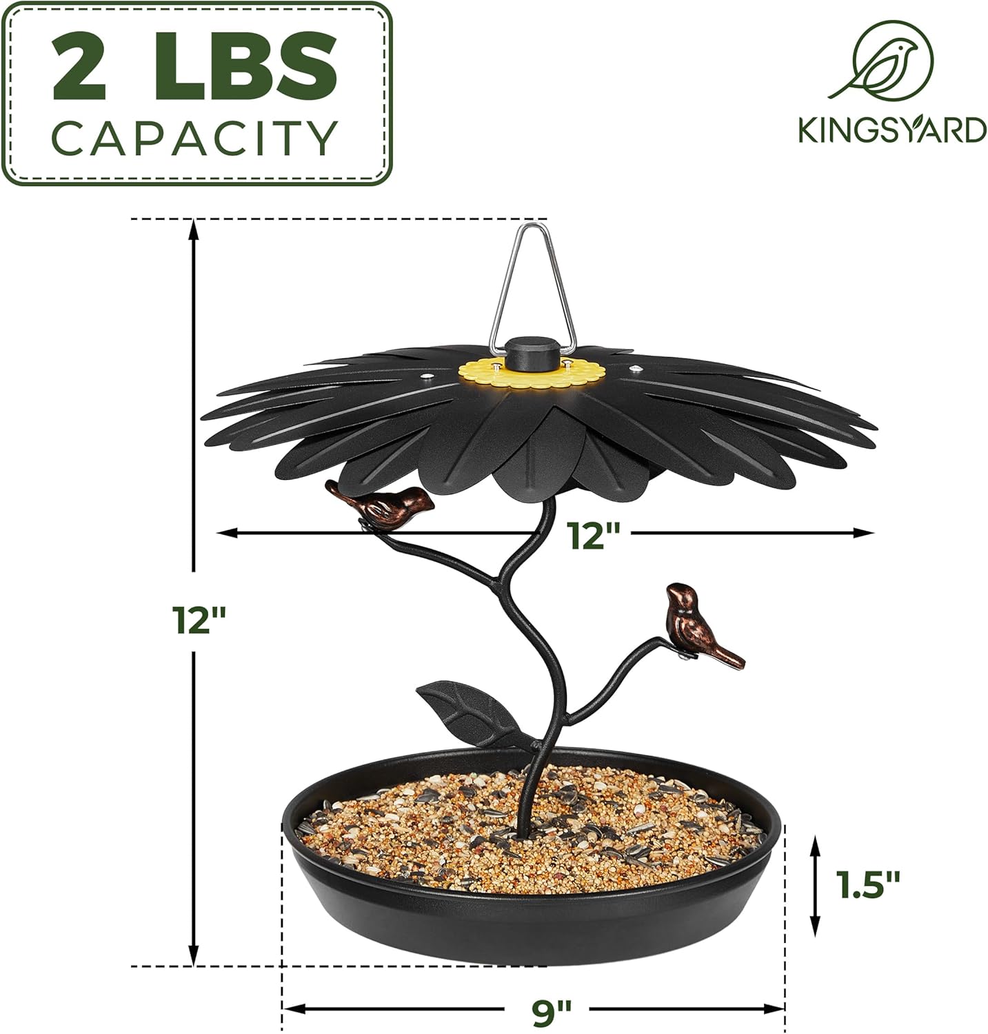 ⏰Historical Lowest Price: Save 49%-🐦Platform Bird Mealworm Feeder