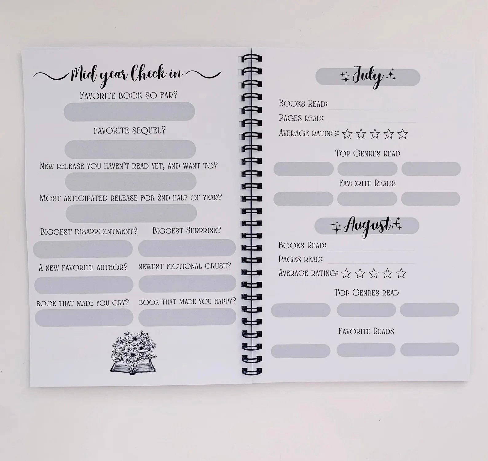 2025 Reading Journal l Stats & Challenges🎁BUY 2 FREE SHIPPING