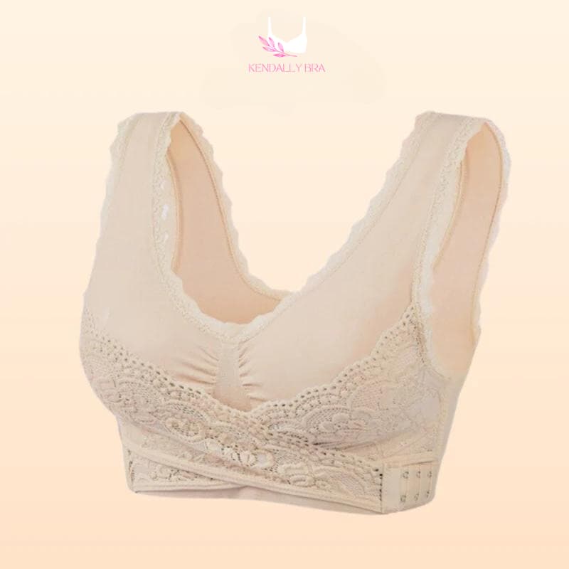 LAST DAY SALE 70% - Comfy Corset Bra Front Cross Side Buckle Lace Bras