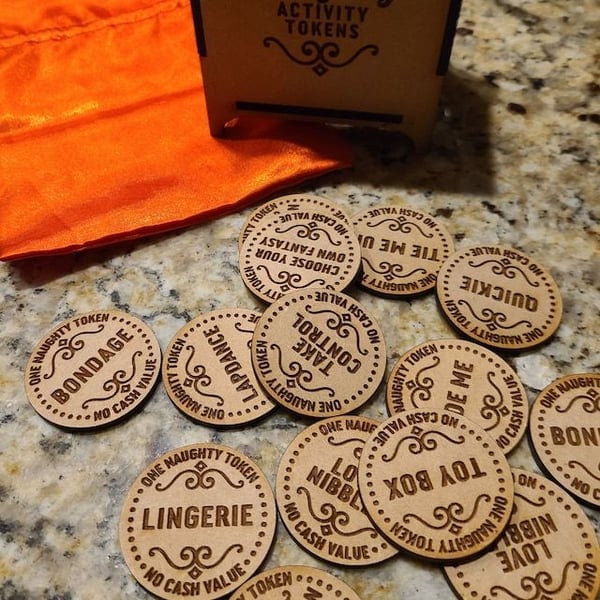 Bang Box Set, Naughty Activity Tokens For Couples
