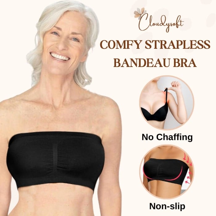 CloudySoft – Pure Comfort Wireless Strapless Bra – Hot Sale 50% Off