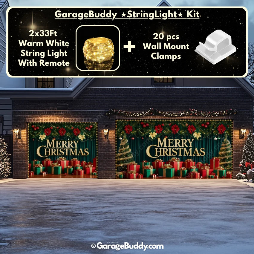 Garage Buddy | Christmas Joy | Christmas Garage Door Cover