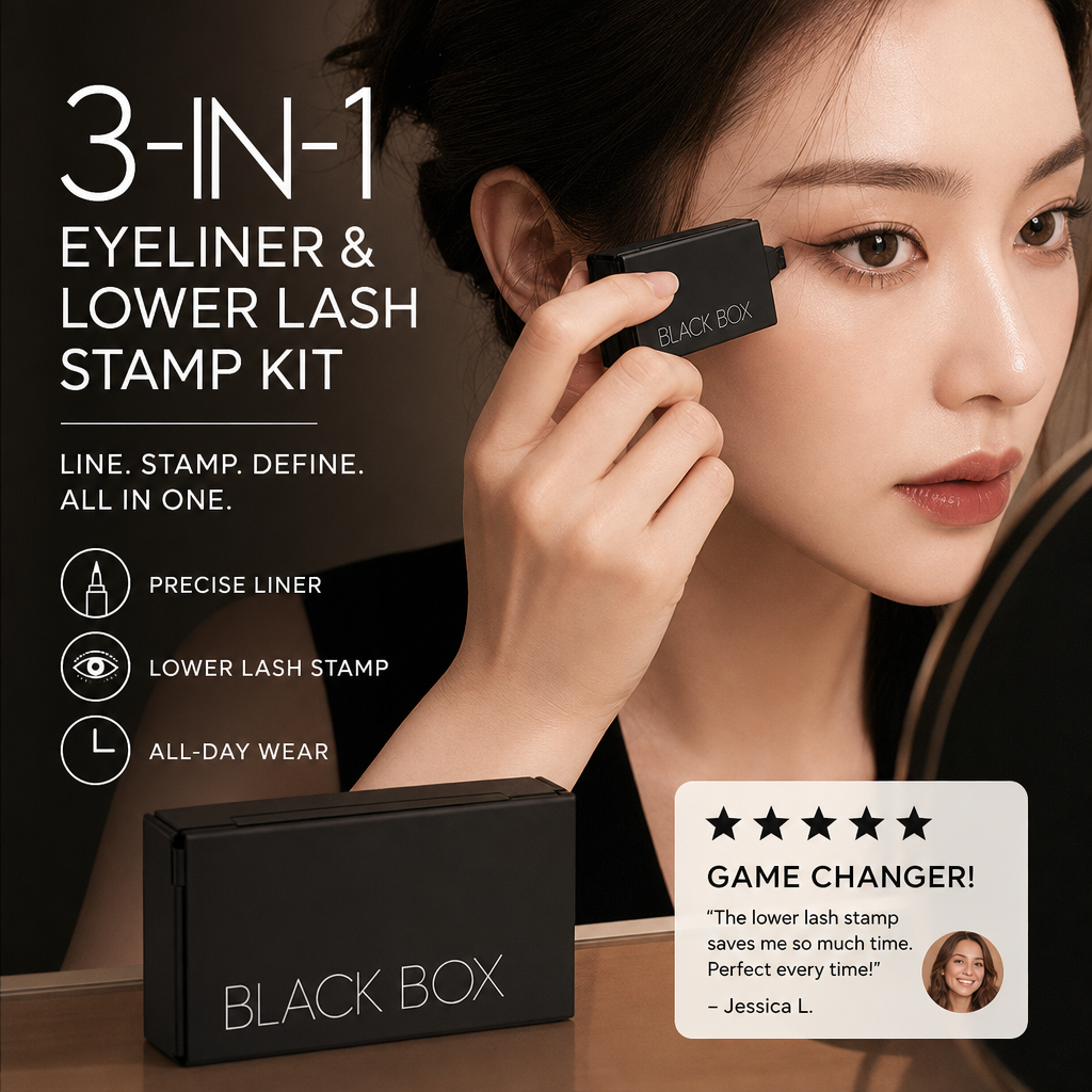 3-in-1 Eyeliner and Lower Lash Stamp Kit