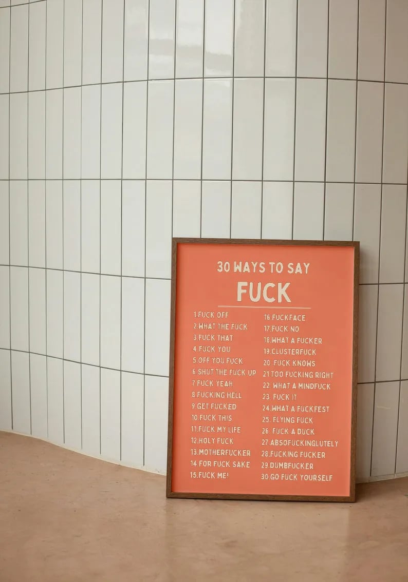 🔥LAST DAY 49% OFF - Know Your Sh*t Print(🎨🤣Funny & Stylish Wall Art)
