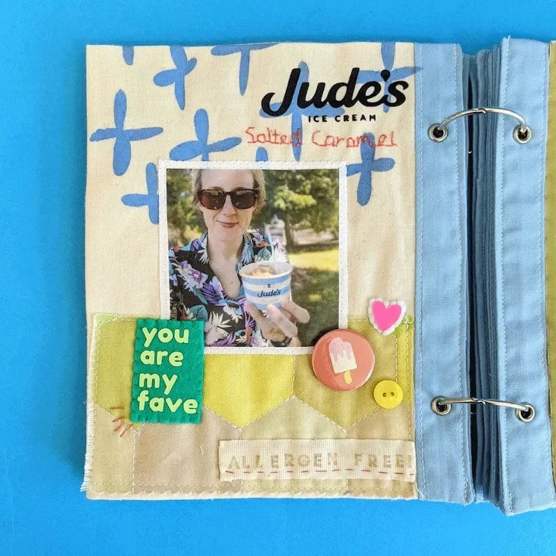 🔥LAST DAY 49% OFF - Blank Fabric Sketchbook